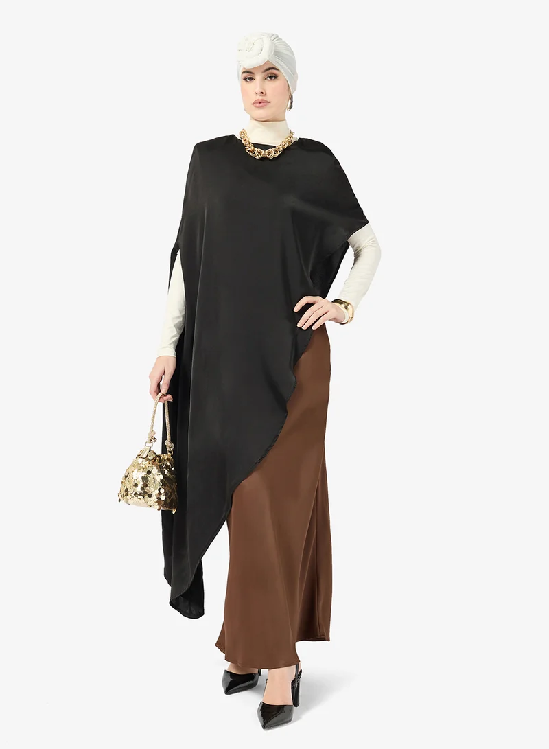 ELLA  Top With Asymmetrical Hem for Women | Best Price UAE